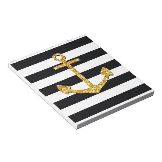  Golden Anchor Notitieblok (Schuin)