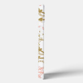 Golden Anchor Pattern Case-Mate iPhone Case (Achterkant / Rechts)