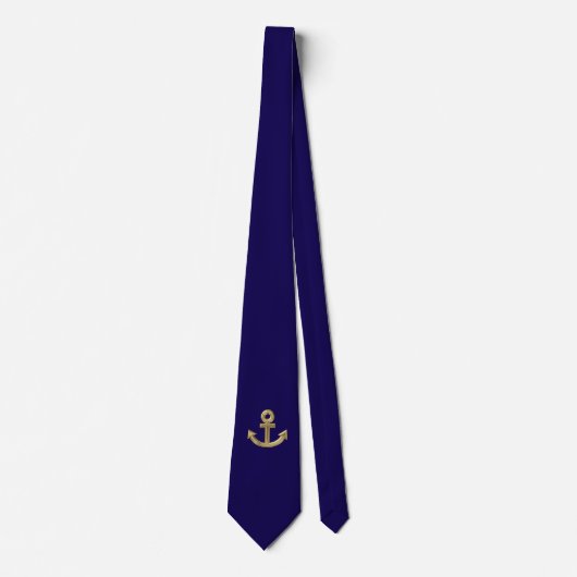 Golden anchor stropdas (Voorkant)