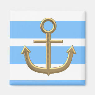 Golden Anchor, symbolen van de liefde. Magneet