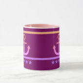 Golden Anchor, symbolen van de liefde. Mok (Midden)