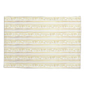 Golden Ancient Gezegde Paleo Hebrew Folie Kussensloop (Achterkant-Links)