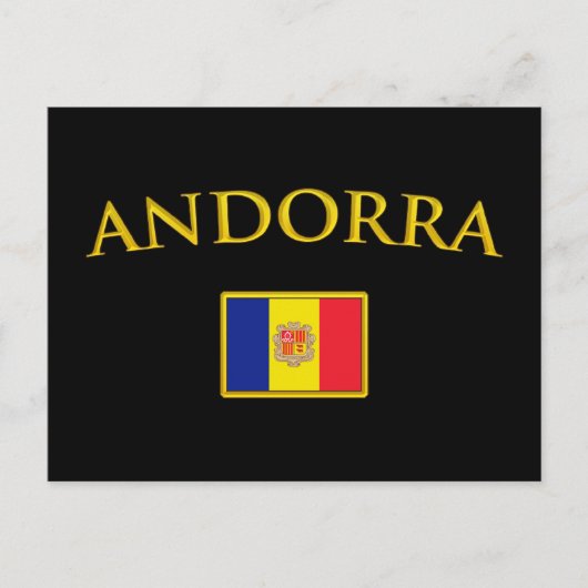 Golden Andorra Briefkaart (Voorkant)