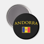 Golden Andorra Magneet (Voorkant / Achterkant)