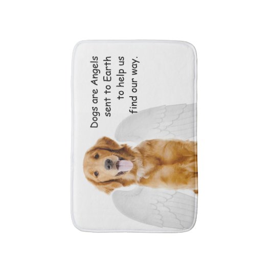 Golden Angel Bath Mat (Voorkant Verticaal)