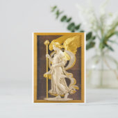 Golden Angel Briefkaart (Staand voorkant)
