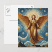 Golden Angel Briefkaart (Voorkant / Achterkant)