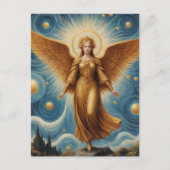 Golden Angel Briefkaart (Voorkant)