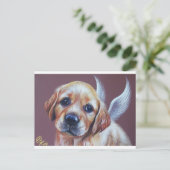 Golden angel briefkaart (Staand voorkant)