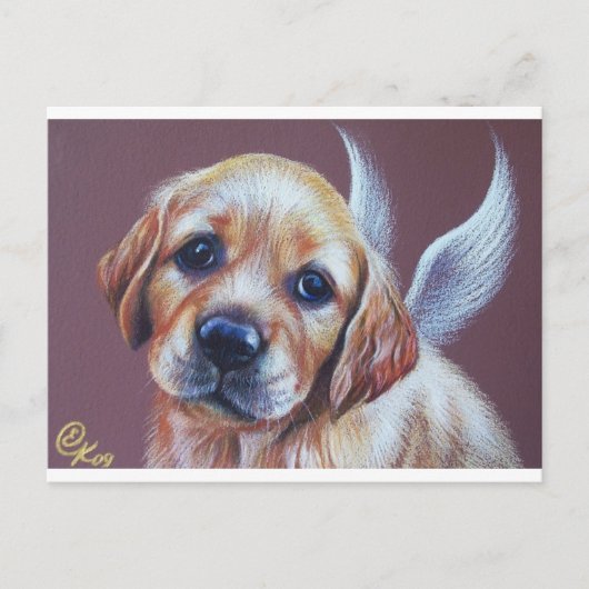 Golden angel briefkaart (Voorkant)