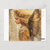 Golden Angel Briefkaart (Achterkant)