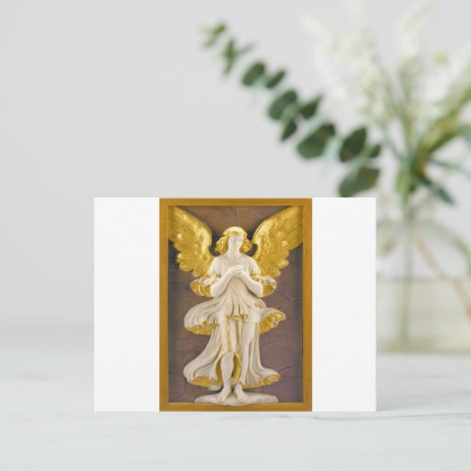 Golden Angel Briefkaart (Staand voorkant)