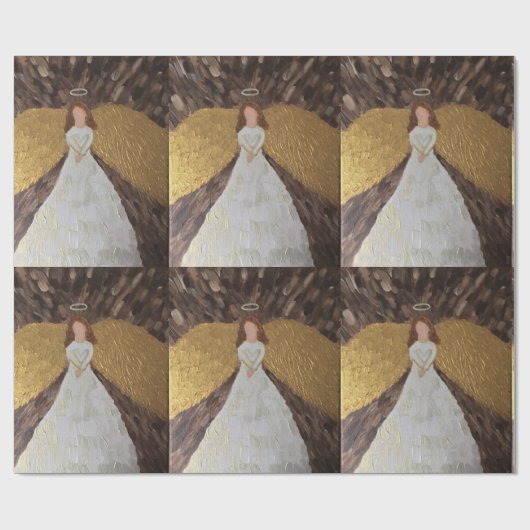 Golden Angel Cadeaupapier (Vlak)