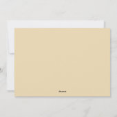 Golden Angel Flat Holiday Card Feestdagenkaart (Achterkant)