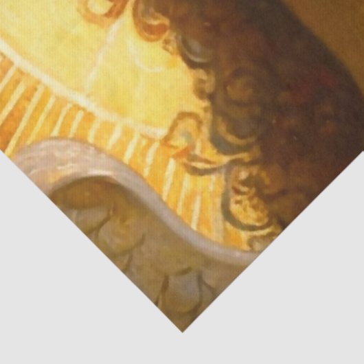 Golden Angel Gentle Messenger of Love Tissuepapier (Detail)