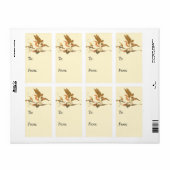 Golden Angel  Gift Label (Full Sheet)