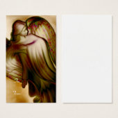 Golden Angel Gift Label Visitekaartje (Voorkant /achterkant)