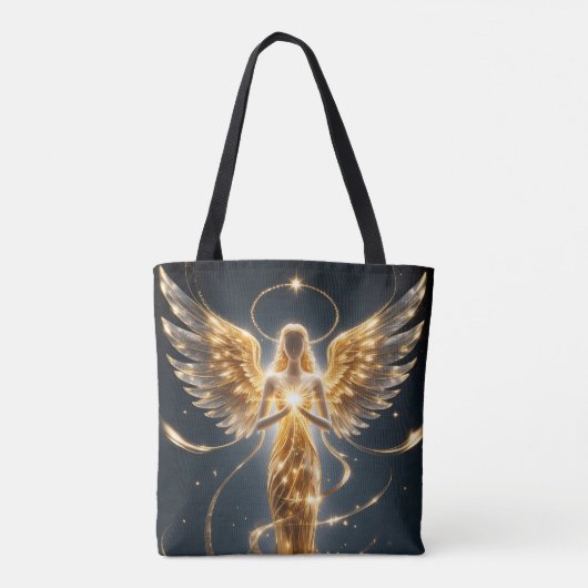 Golden Angel Light Tote Bag (Achterkant)