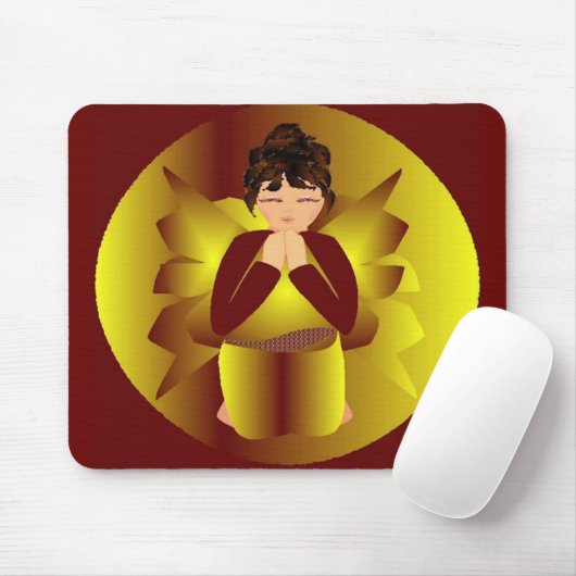 Golden Angel Mousepad Muismat (Met muis)