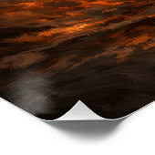 Golden Angel of Fire | Epic Fantasy Wall Art Perfect Poster (Hoek)