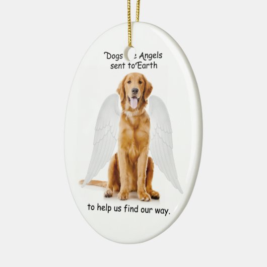 Golden Angel Ornament (Links)