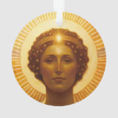 Golden Angel Shining bij Noon Ornament (achterkant)