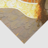 Golden Angel Spirit van de Avond Tissuepapier (Detail)