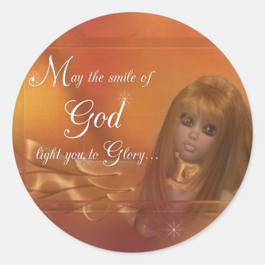 Golden Angel Stickers (Voorkant)