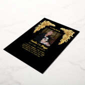 Golden Angel Wings In Memory bedankt je kaart (Gedraaid)