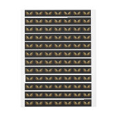 Golden Angel Wings on Black background (Vel)