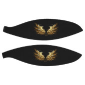 Golden Angel Wings on Black background Basketbal (Panelen)
