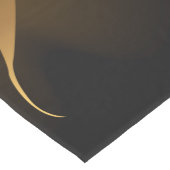 Golden Angel Wings op zwarte achtergrond Medium Tafelloper (Hoek)