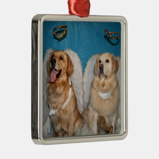 Golden Angels Metalen Ornament (Rechts)