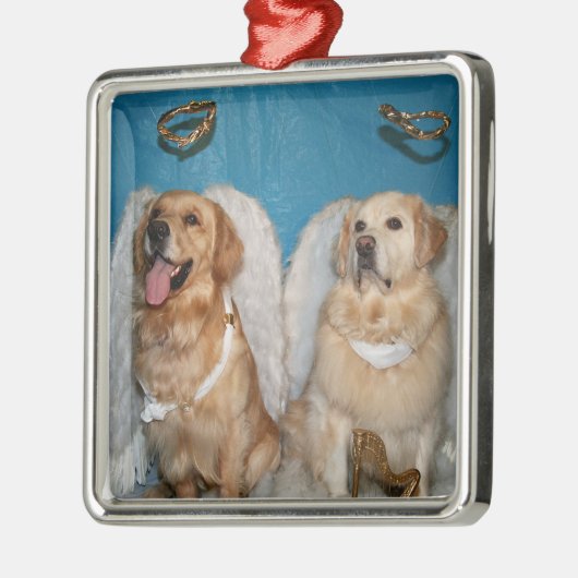 Golden Angels Metalen Ornament (Links)