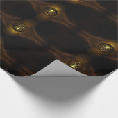 Golden Angels Night Light Pattern kerst Cadeaupapier (Hoek)