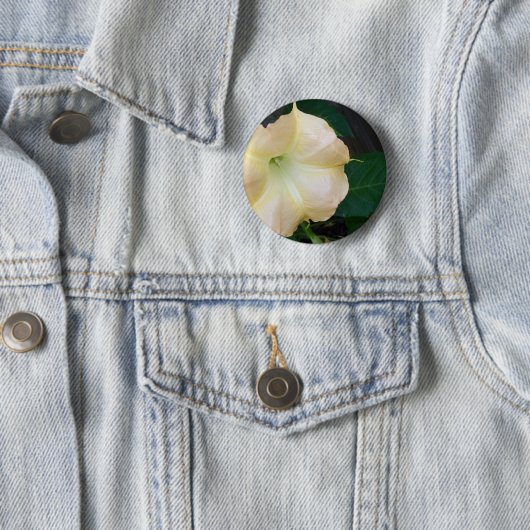 Golden Angels trompet dicht Ronde Button 5,7 Cm (In situ)