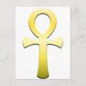 Golden Ankh Briefkaart (Voorkant)