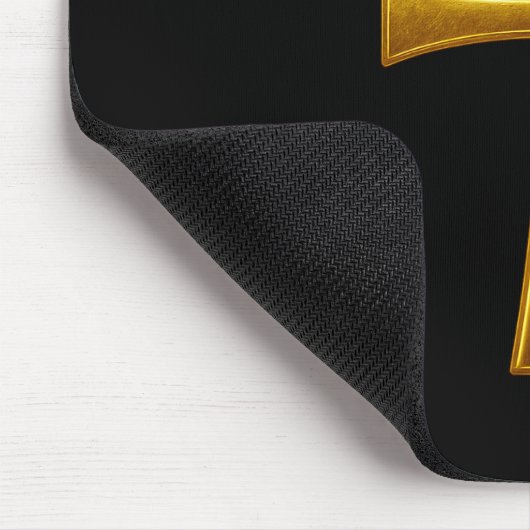 Golden Ankh Mousepad Muismat (Hoek)