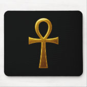 Golden Ankh Mousepad Muismat (Voorkant)