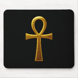 Golden Ankh Mousepad Muismat