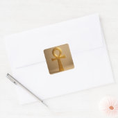Golden Ankh Oud Egyptisch Symbool Sticker (Envelop)
