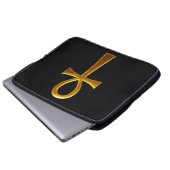 Golden Ankh Tablet & Laptop Hoesjes Sleeve (Voorkant onderkant)