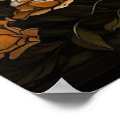 *~* Golden AP68 TIGER Fantasy Glas in lood 5:4 Poster (Hoek)