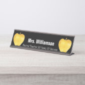 Golden Apple Bedankt voor het opwaarderen van doce Bureau Naambordje (Voorkant)