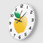 Golden Apple Bright Yellow Fruit Grote Klok (Hoek)