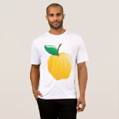 Golden Apple Bright Yellow Fruit T-shirt (Voorkant volledig)