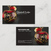 Golden Apple Elegance: een luxe Visitekaartje (Voorkant / Achterkant)