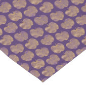 Golden Apple Pattern Paarse Table Runner Korte Tafelloper (Hoek)