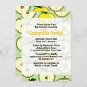 Golden Apple - Uitnodiging tot Baby shower (Voorkant / Achterkant)