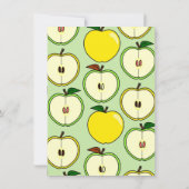 Golden Apple - Uitnodiging tot Baby shower (Achterkant)